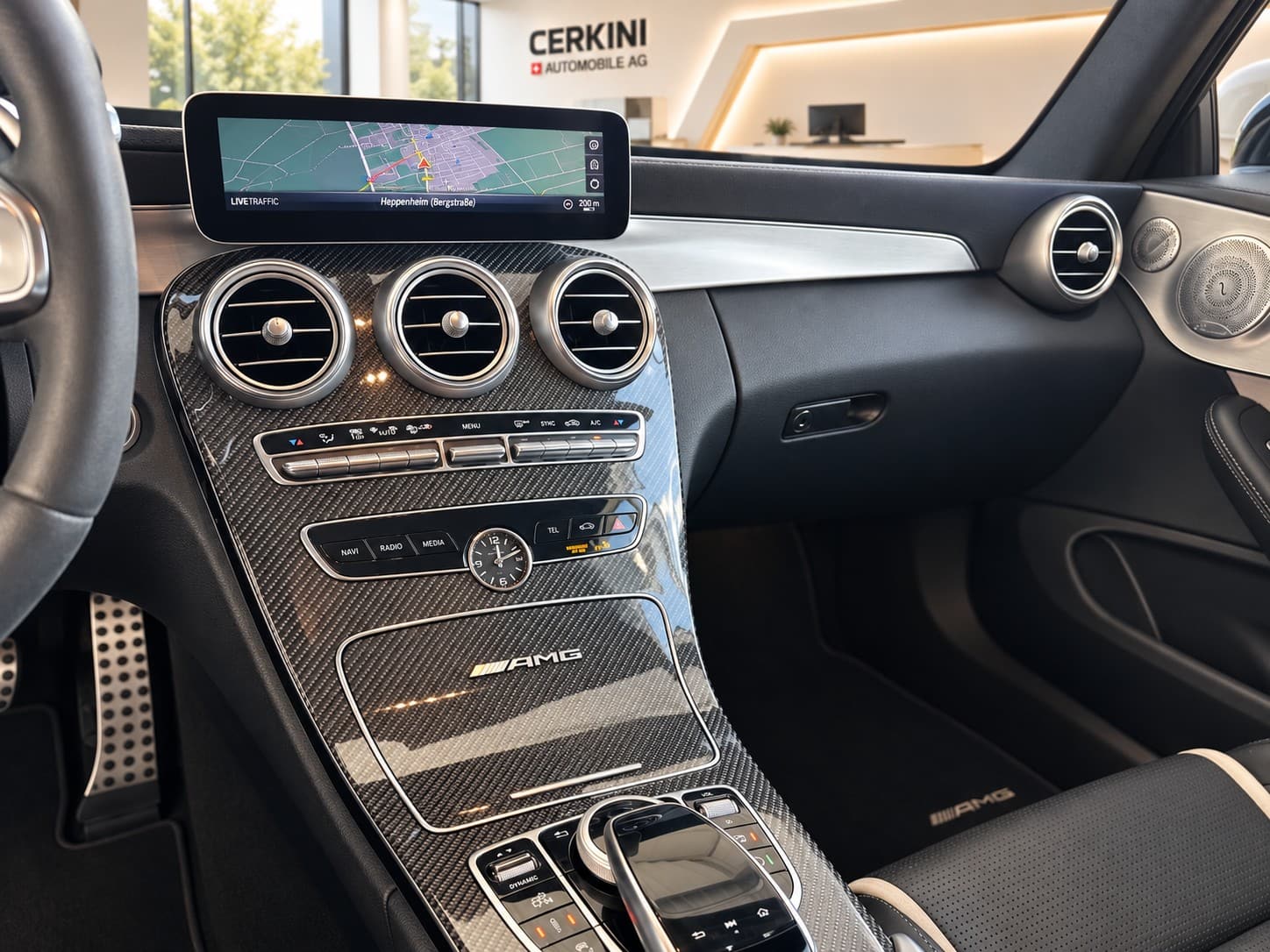MERCEDES-BENZ C 63 S AMG 9G-tronic, Mercedes Garantie, Gratis Service, Pano, Sportsitze, Burmester, Carbon, 360 Grad Kamera,Spurhalteass - Bild 11